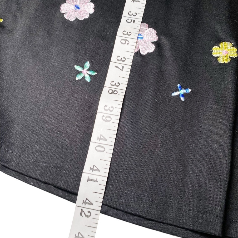Sag Harbor Black Dress with Floral Embroidery - Picture 15 of 16